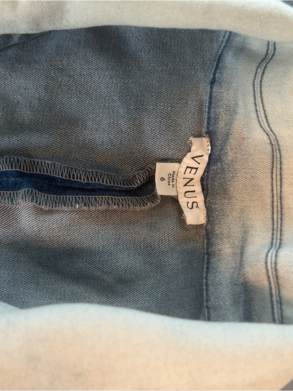 VENUS Light Blue Denim Blazer Jacket - Picture 5 of 5